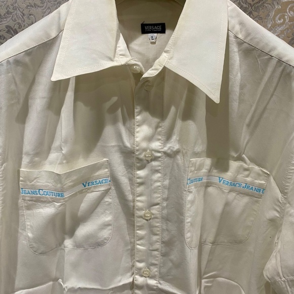 Versace Jean Couture shirt Sz L - Picture 3 of 10